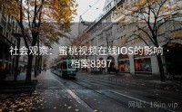 社会观察：蜜桃视频在线IOS的影响 · 档案8397