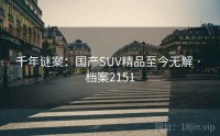 千年谜案：国产SUV精品至今无解 · 档案2151