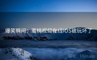 爆笑瞬间：蜜桃视频在线IOS被玩坏了